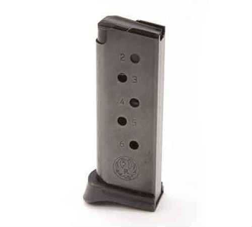 Ruger Magazine 380 ACP 6Rd Blue with Finger Rest Fits LCP 90333